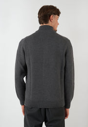 CARDIGAN COREANO GRIGIO
