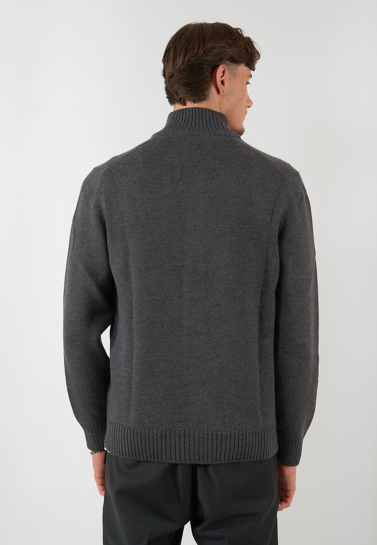 CARDIGAN COREANO GRIGIO