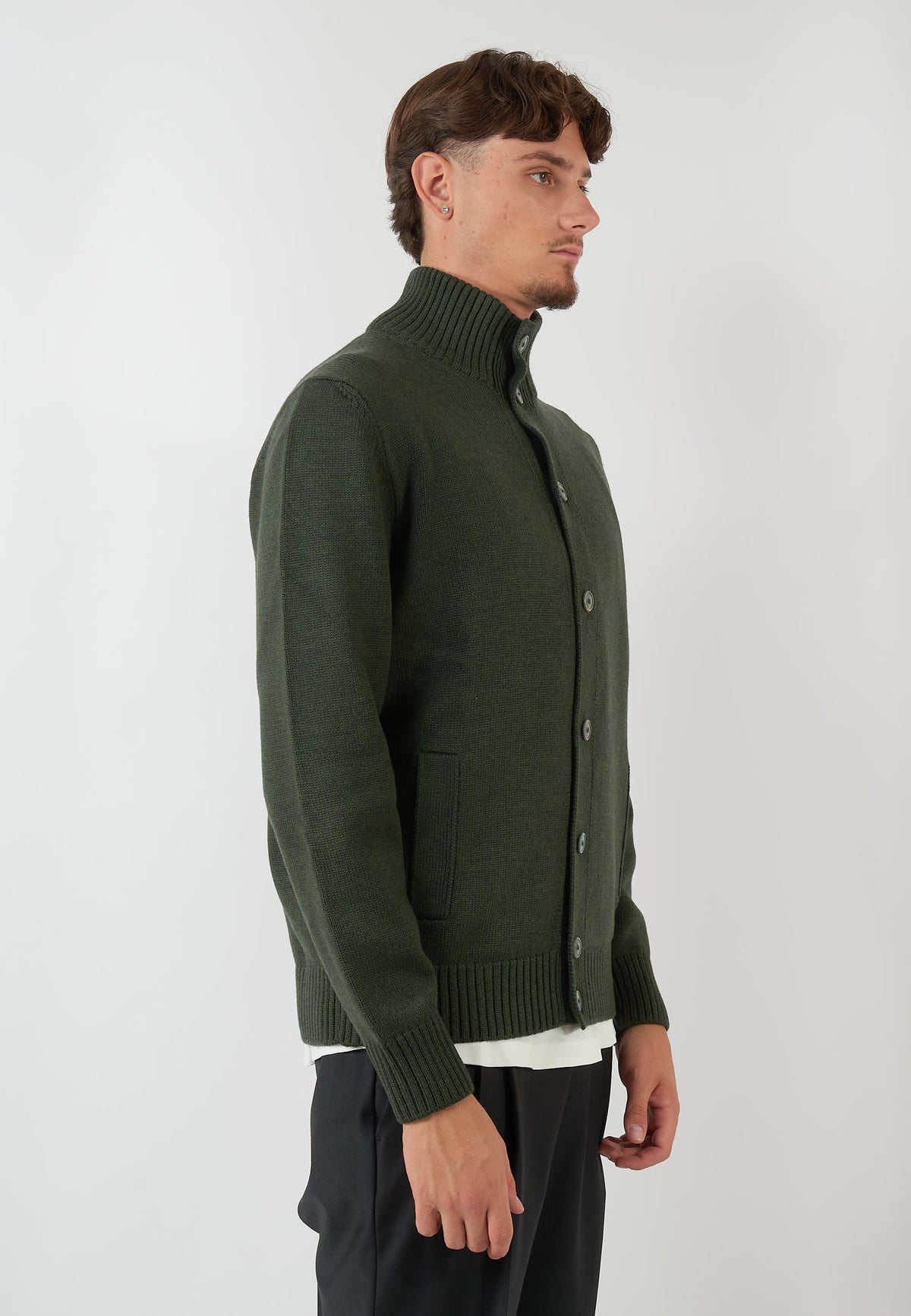CARDIGAN COREANO VERDE