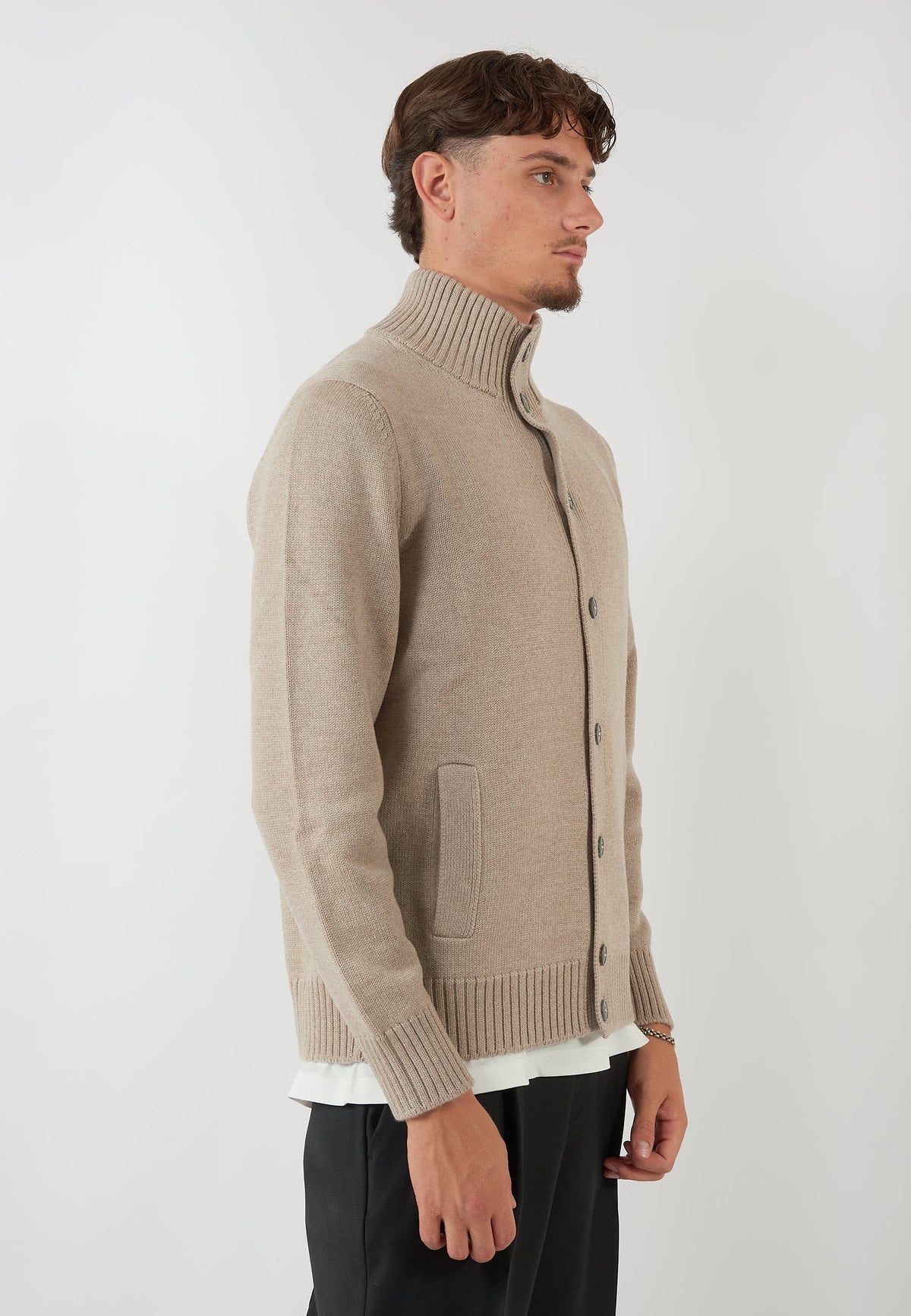 CARDIGAN COREANO BEIGE
