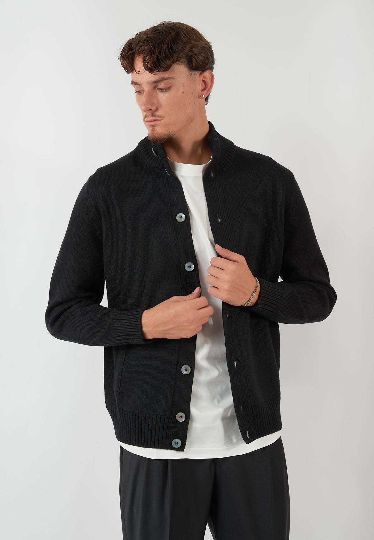 CARDIGAN COREANO NERO
