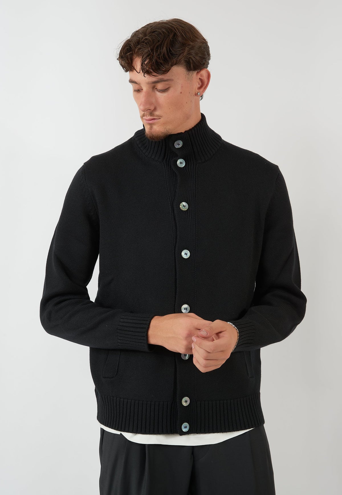 CARDIGAN COREANO NERO