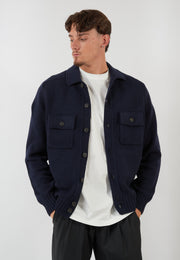 GIACCA IN MAGLIA BLU
