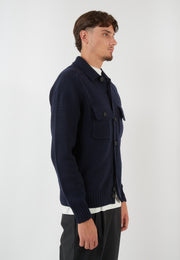 GIACCA IN MAGLIA BLU