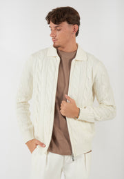 GIACCA IN MAGLIA PANNA