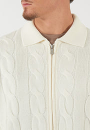GIACCA IN MAGLIA PANNA