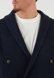 CARDIGAN DOPPIO PETTO BLU