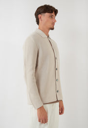 CAMICIA IN MAGLIA BEIGE
