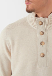 MAGLIA LUPO BEIGE