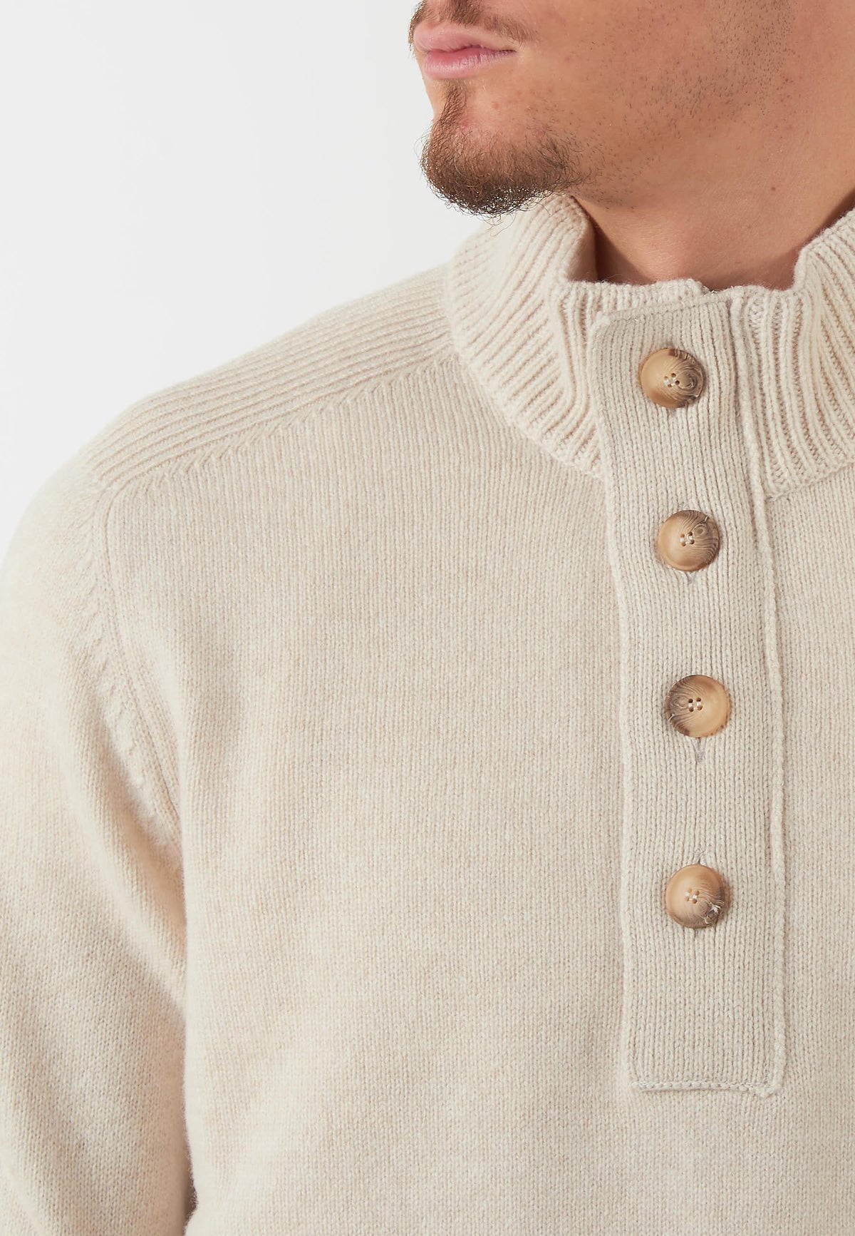 MAGLIA LUPO BEIGE