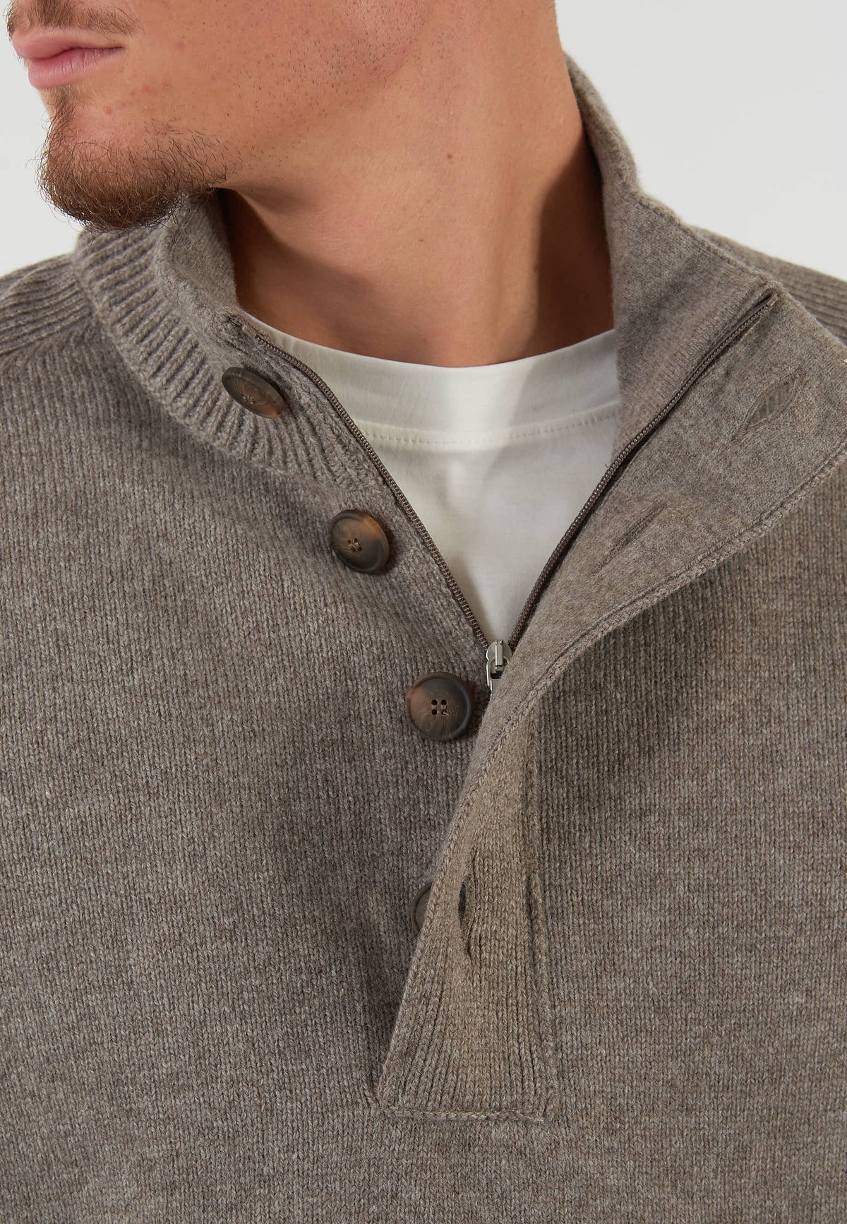MAGLIONE TAUPE