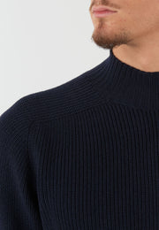 MAGLIA LUPO BLU