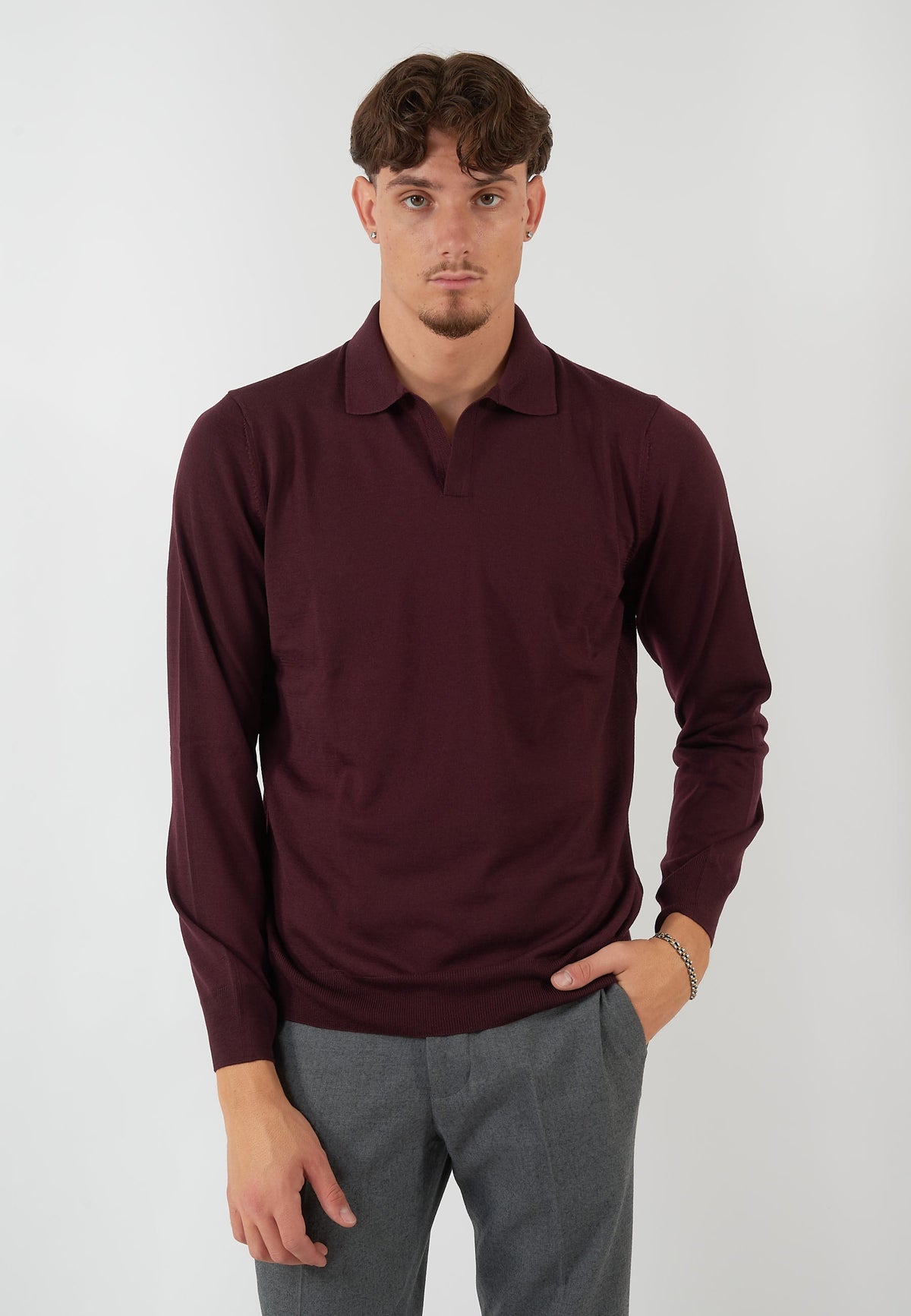 MAGLIA SKIPPER BORDEAUX