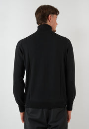 MAGLIA COLLO ALTO NERO