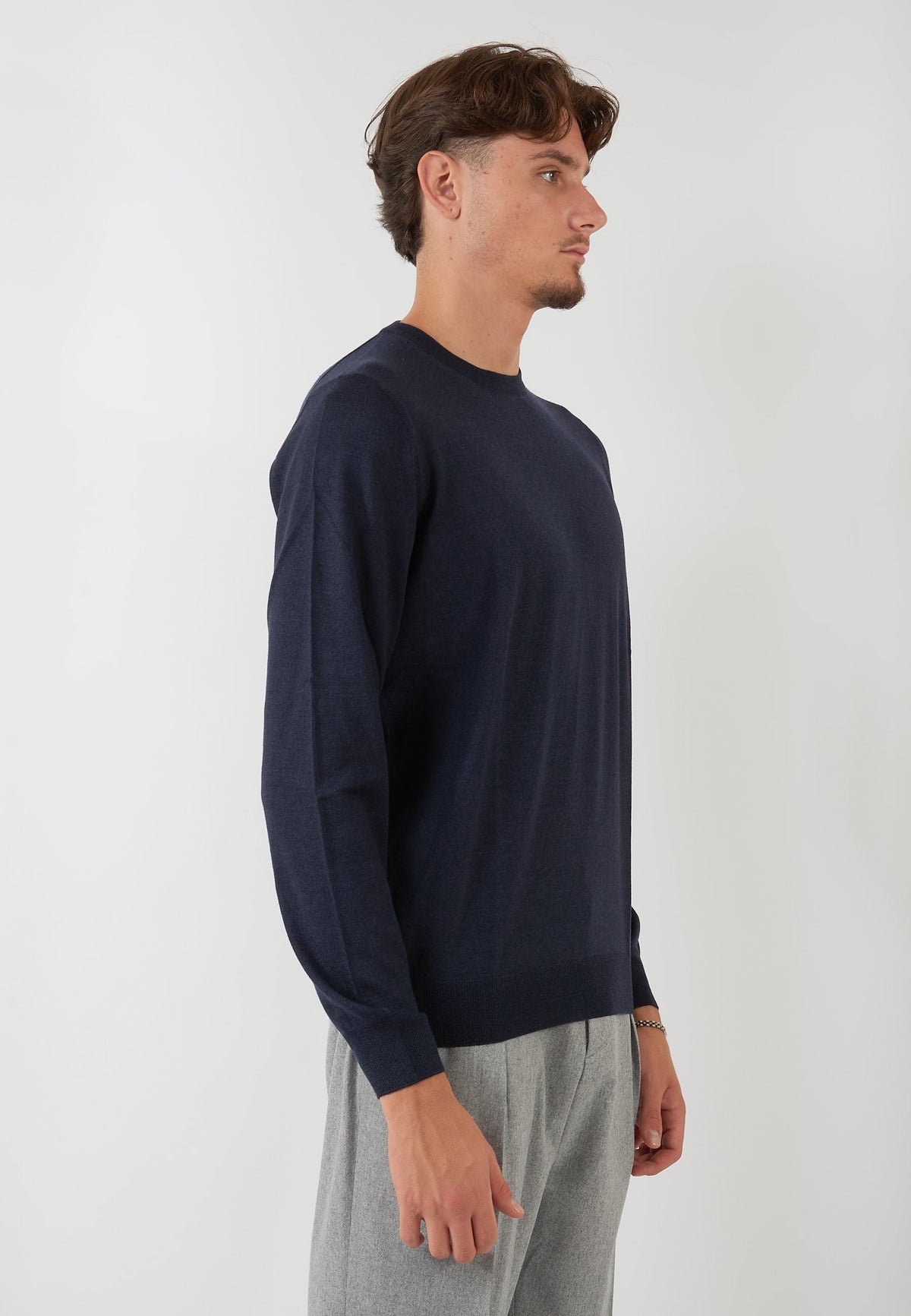 MAGLIA PARICOLLO BLU