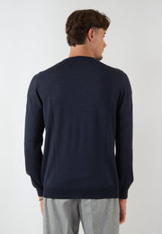 MAGLIA PARICOLLO BLU