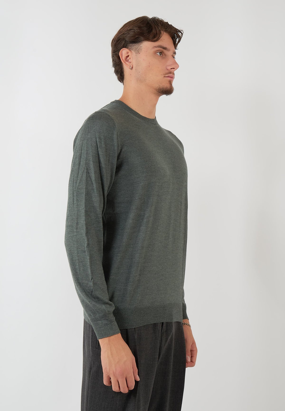 MAGLIA PARICOLLO GRIGIO
