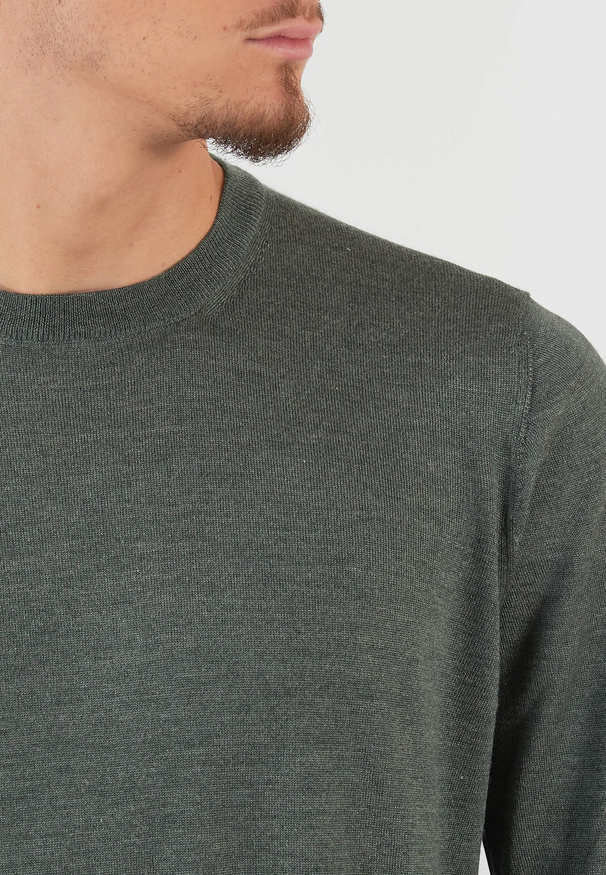 MAGLIA PARICOLLO GRIGIO