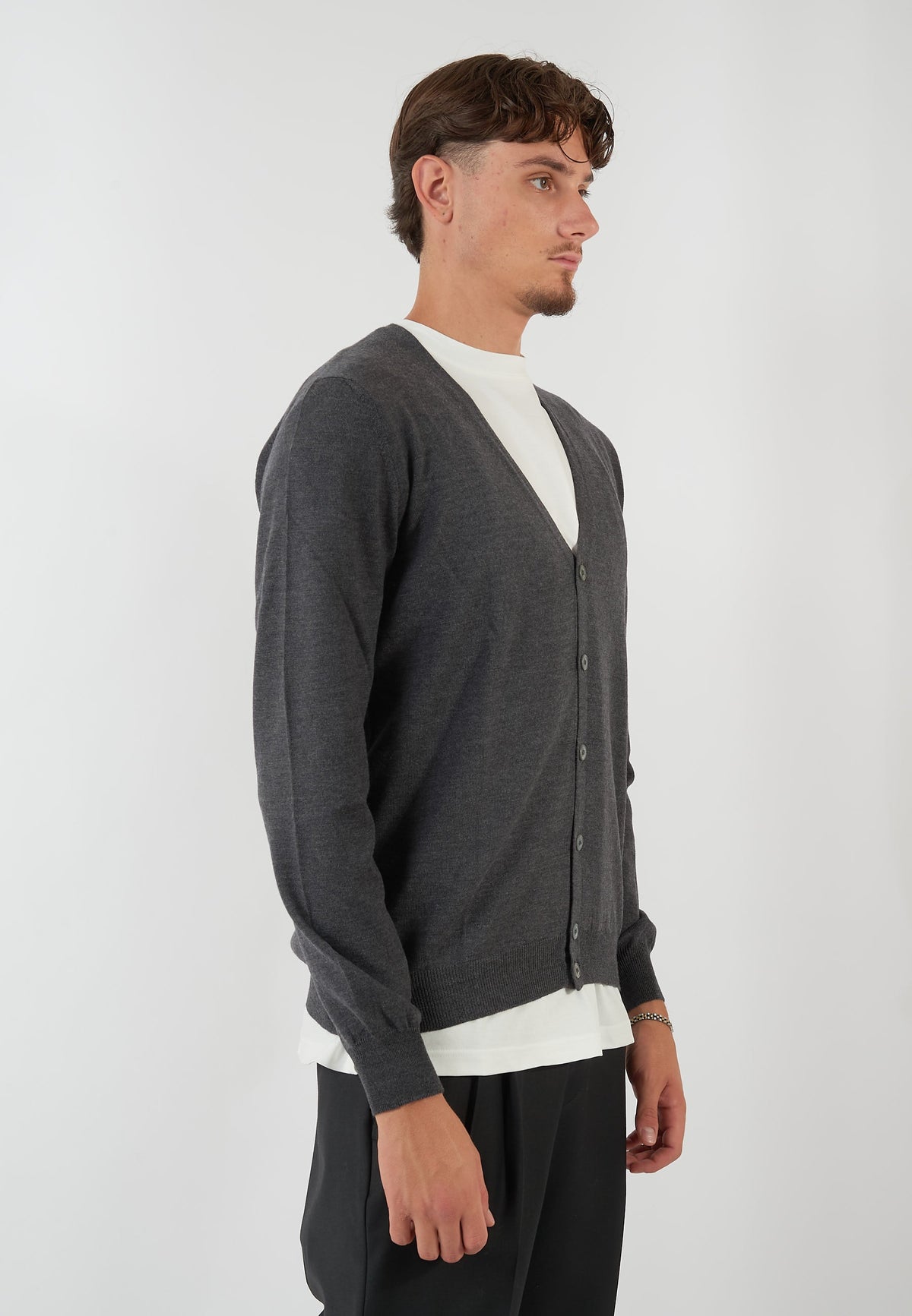 CARDIGAN GRIGIO