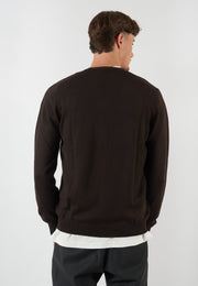 CARDIGAN MARRONE