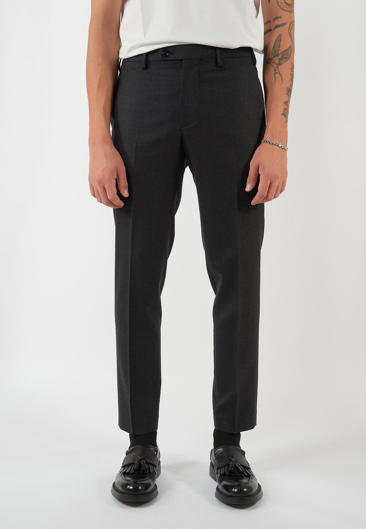 PANTALONE BRAD ONE MORE SIZE GRIGIO SCURO