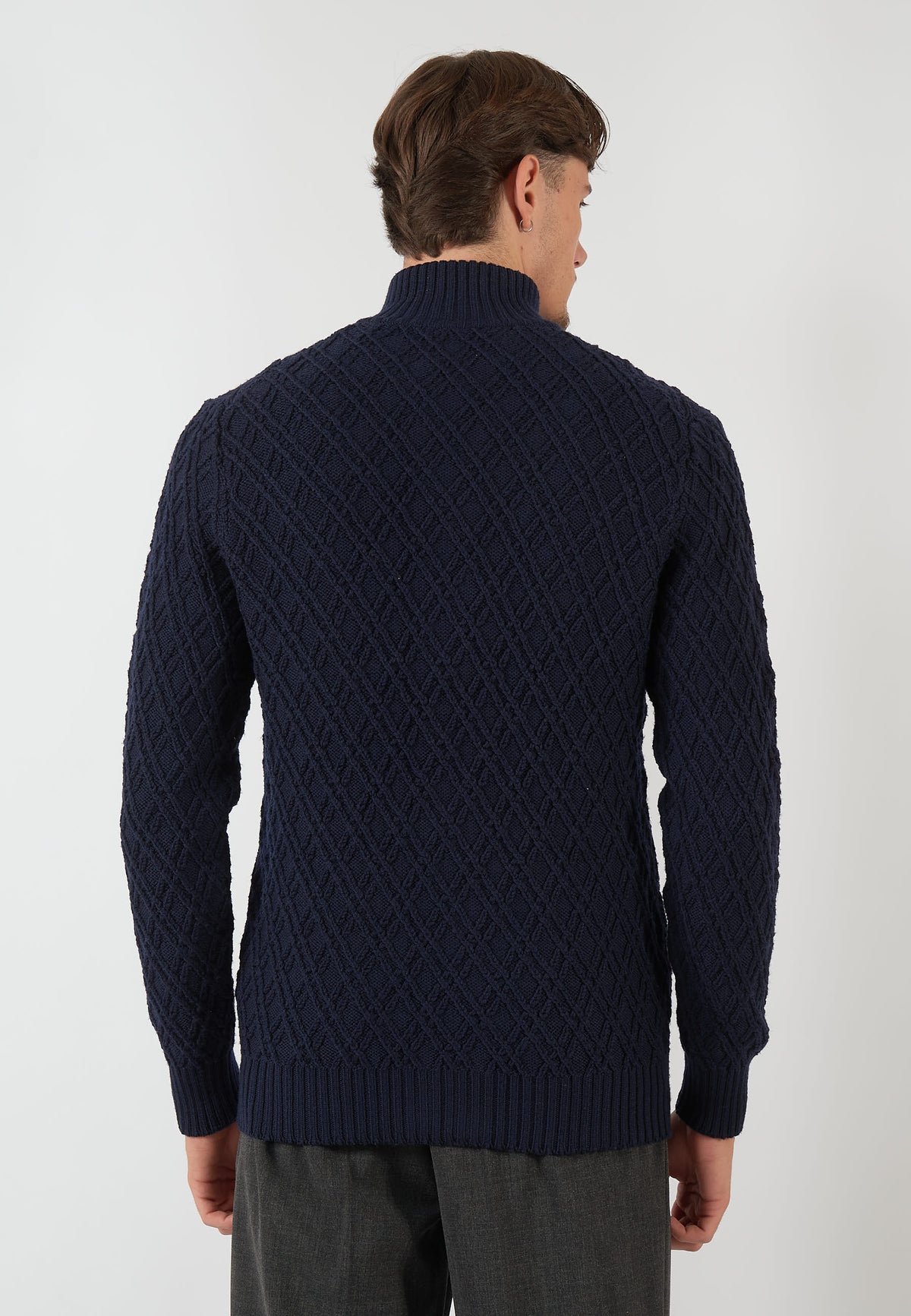 MAGLIONE BLOUSON BLU