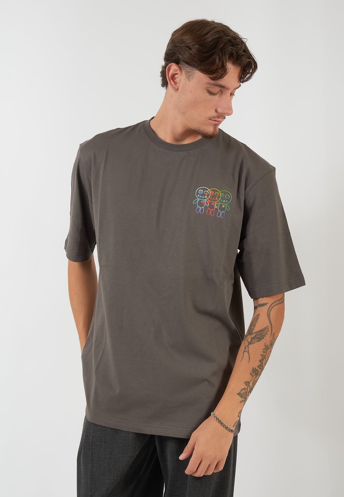 T-SHIRT FORT COLLING GRIGIA