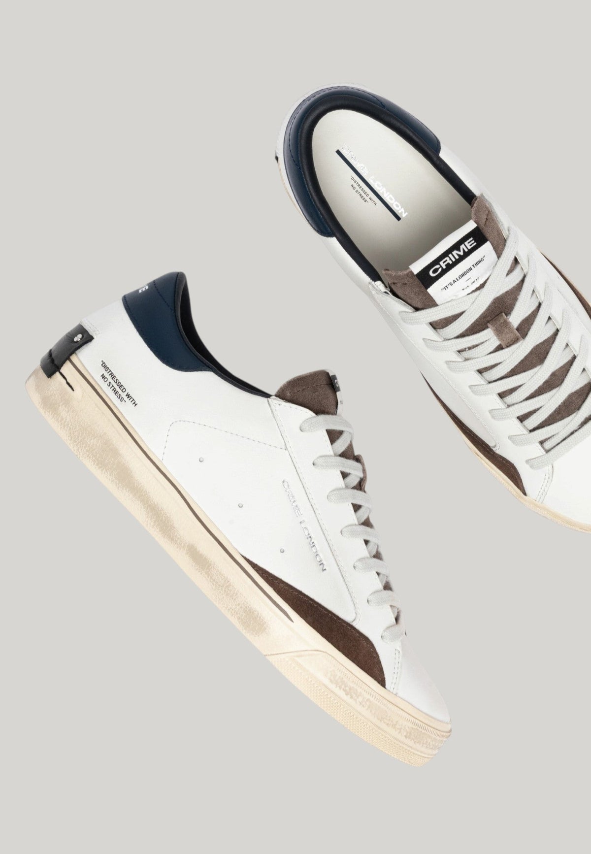 SNEAKERS DISTRESSED BIANCA