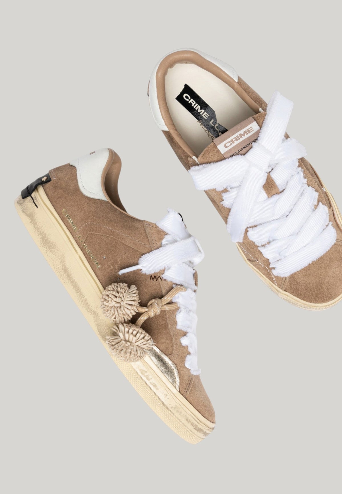 SNEAKERS DECOSTRUCTED BEIGE