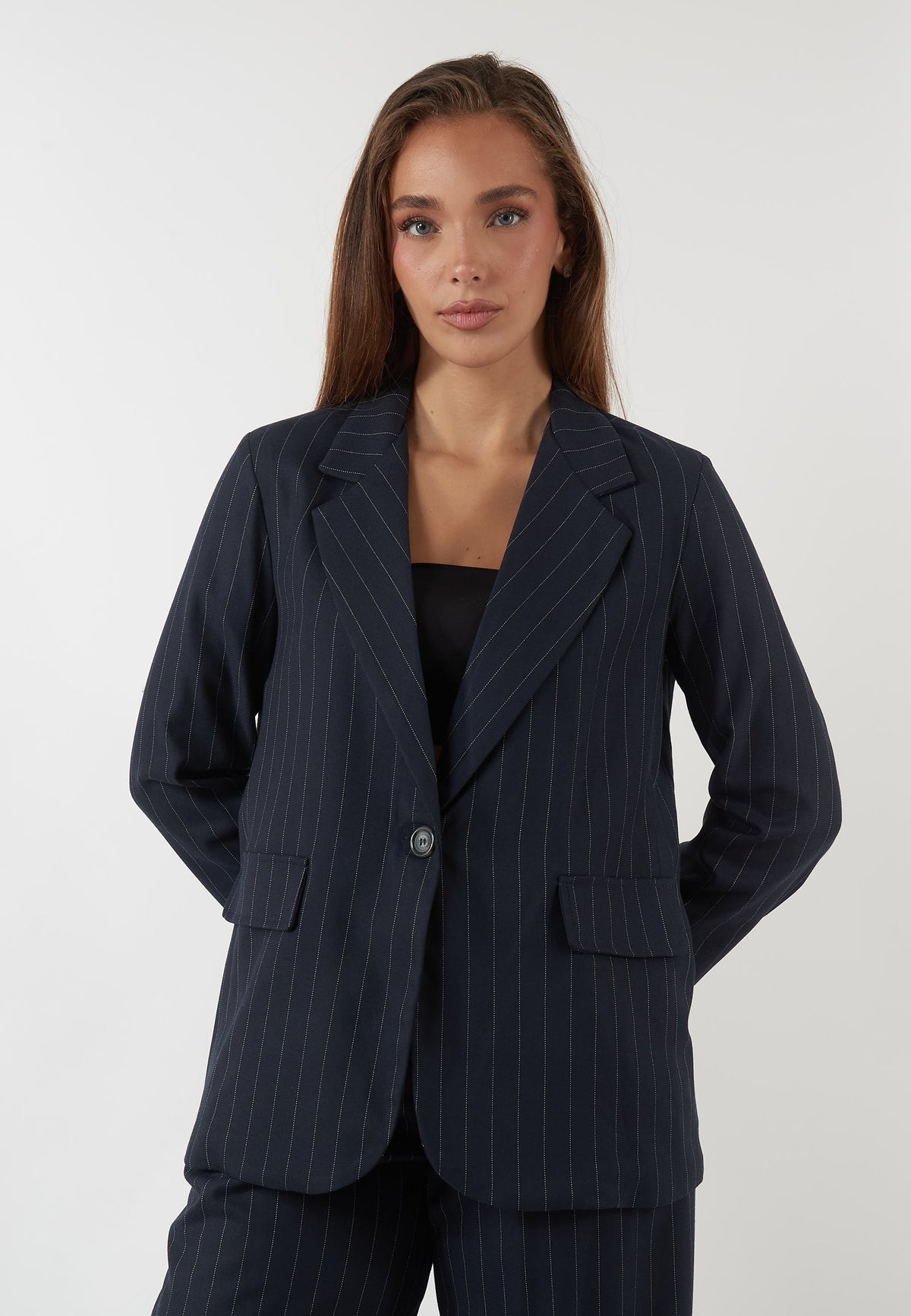 BLAZER GESSATO BLU