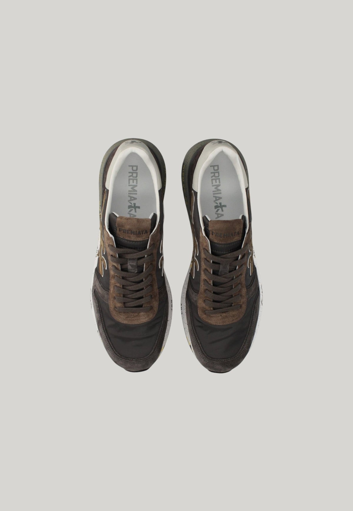 SNEAKERS MICK 8432 MARRONI E NERE