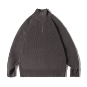 Winter Style Retro Half High Neck Sweater