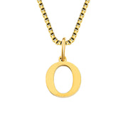 26 English Letter Necklace Titanium Steel Women's