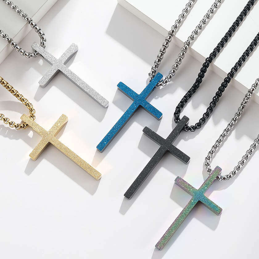Collana Croce Multicolor - Fede.