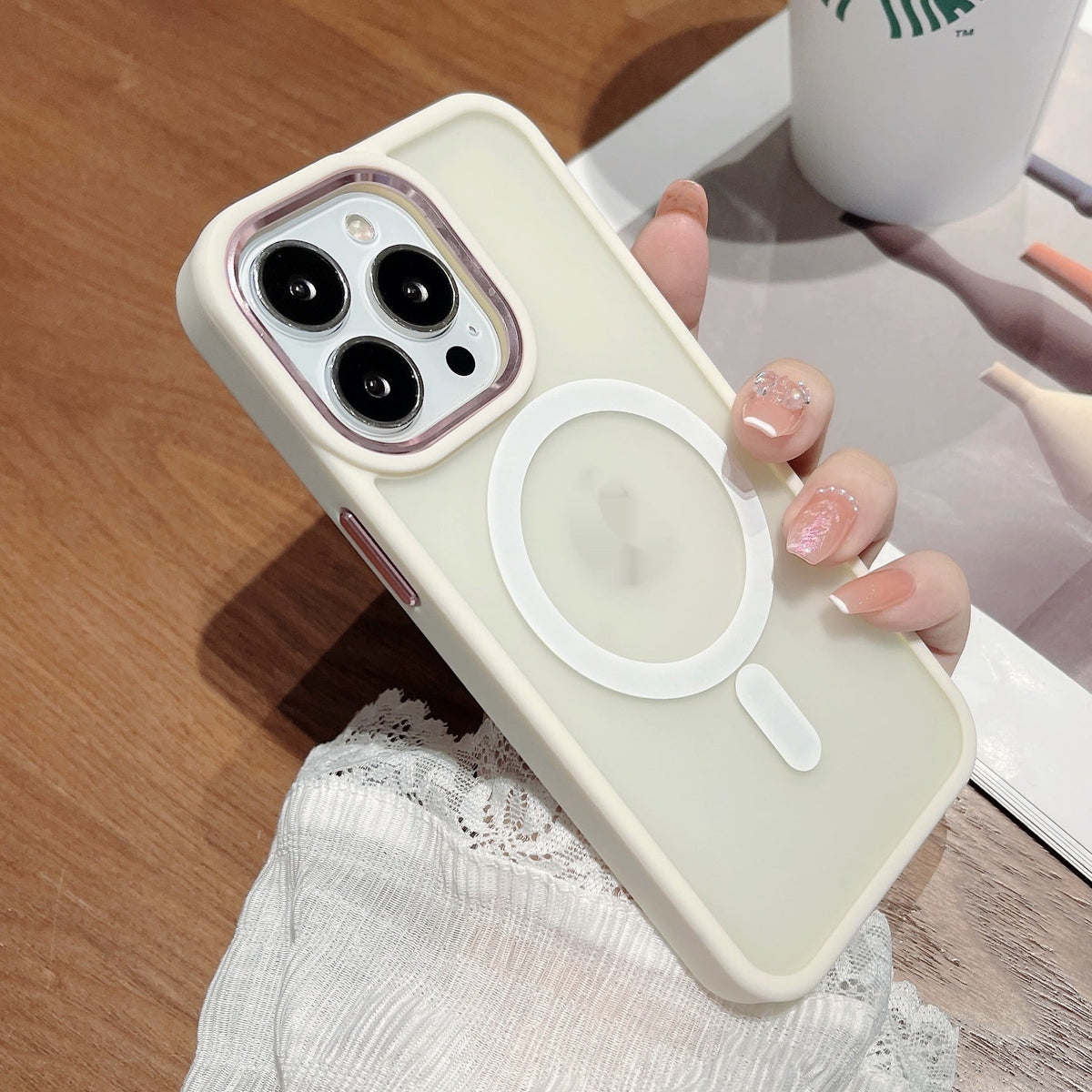 Magnetic Matte Skin Feeling Drop-resistant Phone Case
