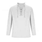 Mesh Long-sleeved Solid Color Collar Top