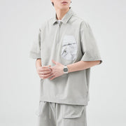 Japanese Quick-drying Stitching Shell Jacket