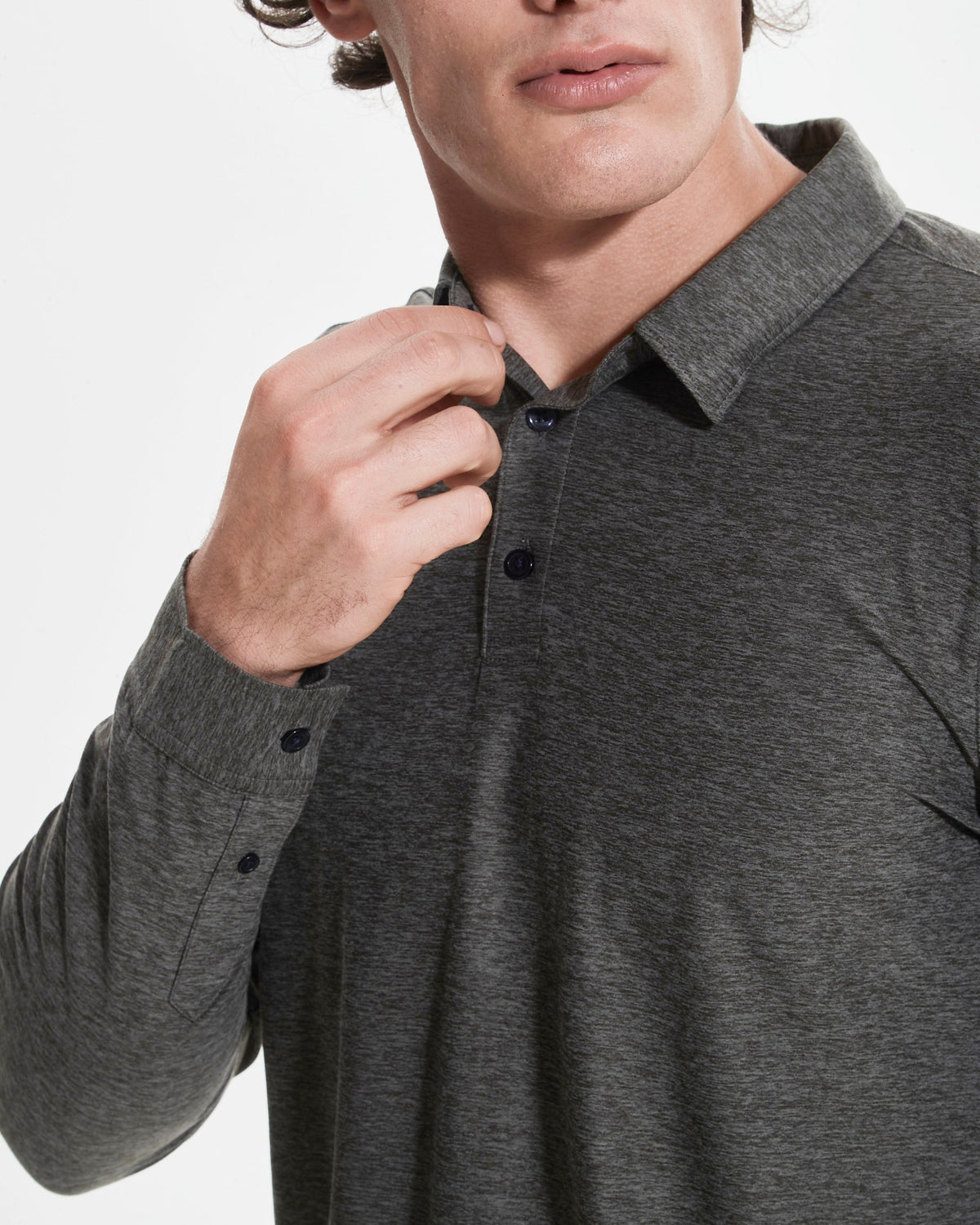 AptySoft™ Long Sleeve Polo