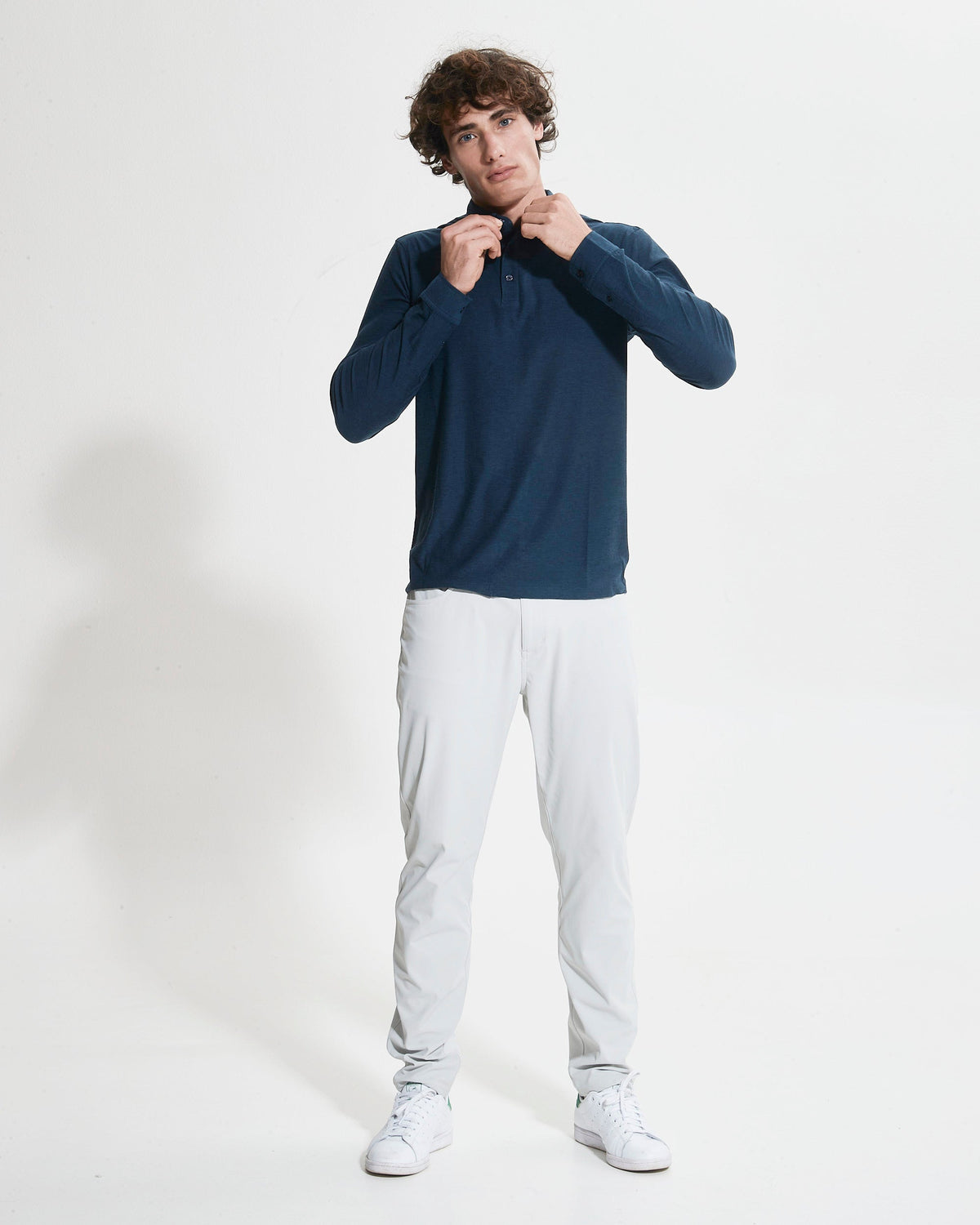 AptySoft™ Long Sleeve Polo