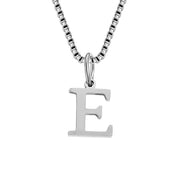 26 English Letter Necklace Titanium Steel Women's