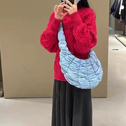 Crossbody Pleated Cloud Large Capacity Commuter Dumpling Shoulder Bag