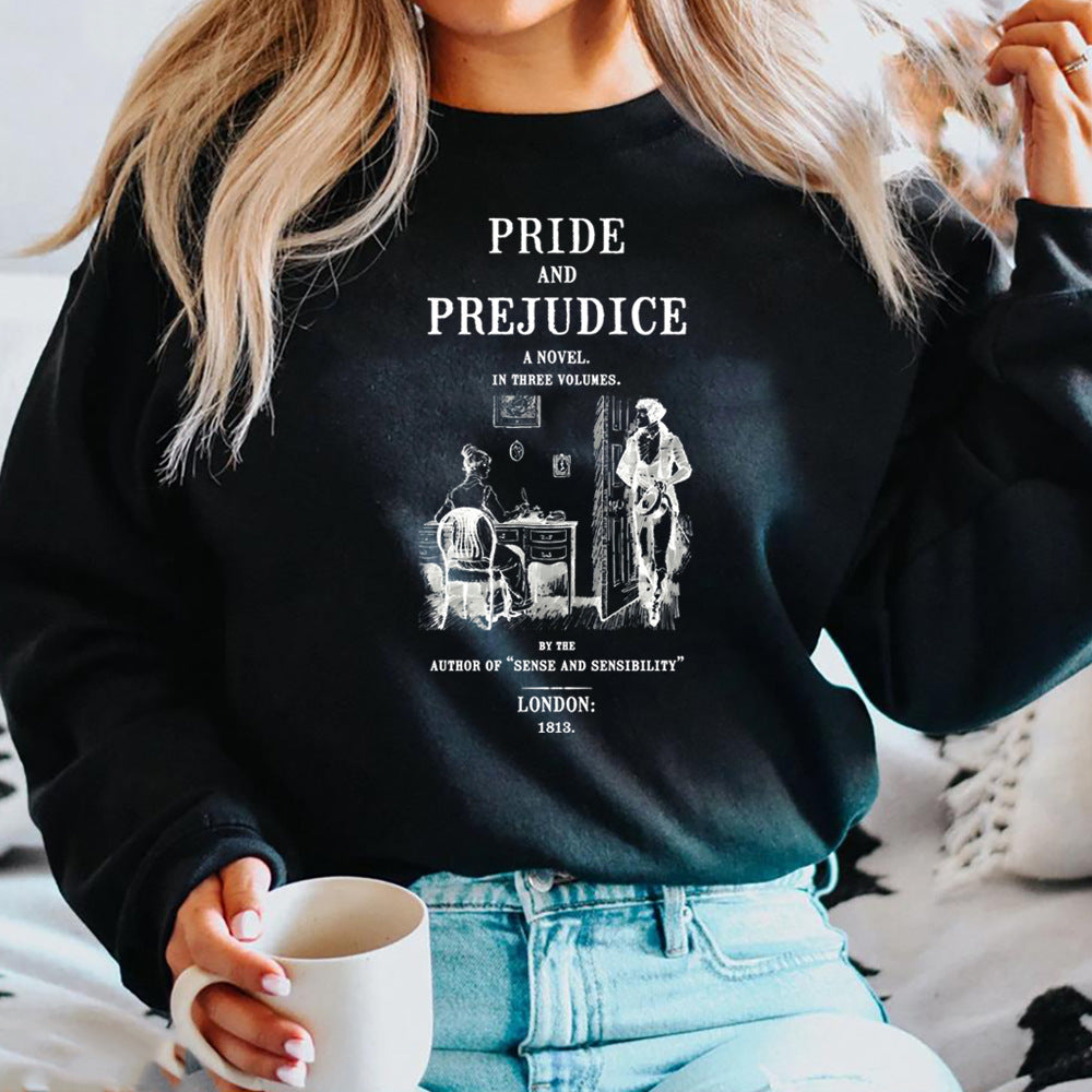 Pride And Prejudice Sweatshirt Jane Austen Hoodie Literary B