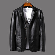 Men's Youth Leather Jacket Coat