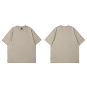 Solid Color BASIC Oversize Cotton T-shirt
