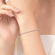 Bracciale Tennis Bianco - 18 anni