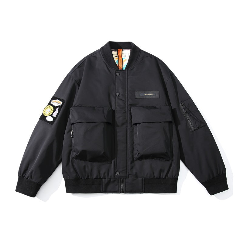 Pilot Down Jacket Male Loose Retro Overalls