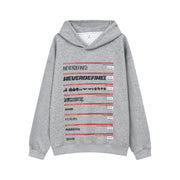 American Letter Print Sweatshirt Men's Autumn And Winter