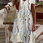 Milk Silk Strap Type V-neck Dress