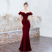Slim-fit fishtail skirt