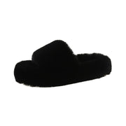Women's Fashion Simple Home Warm Slugged Bottom Flat Slippers